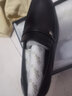 金利來(lái)（Goldlion）男鞋 商務(wù)正裝皮鞋 男士一腳蹬懶人羊皮鞋 圓頭透氣休閑皮鞋 黑色 43 比標準碼皮鞋偏大一碼 曬單實(shí)拍圖