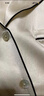 Solo seta重磅22姆米真絲睡衣桑蠶絲女奢華家居服套裝兩件套情侶 尊貴白A版（22姆米） L 曬單實(shí)拍圖