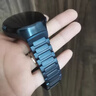 JINGZ適用華為手表watch4pro表帶GT5純鈦金屬gt4非凡大師腕帶男士watch5表鏈3 PRO/2/buds配件46/48表盤(pán) 針拆版【黑色】加硬款22mm 曬單實(shí)拍圖
