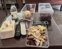 【網(wǎng)紅品】密封冰箱保鮮盒食品級手柄面條帶把手透明大容量盒子 4L 透明 帶蓋把手 兩個(gè)裝 曬單實(shí)拍圖