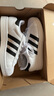 阿迪達斯adidas三葉草貝殼頭SUPERSTARII男女休閑鞋 IH8659 39碼 曬單實(shí)拍圖