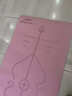 雙魚(yú)瑜伽墊2025新款TPE健身墊專(zhuān)業(yè)女士家用防滑減震跳操隔音加大加厚 粉色體位線(xiàn) 三件套（183*61） 0.8cm 曬單實(shí)拍圖