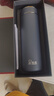 希諾（HEENOOR）抗菌保溫杯男辦公車(chē)載水杯中秋禮品高檔禮盒XN-9606K深灰色 480mL 曬單實(shí)拍圖