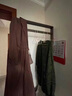 百裕達掛衣架實(shí)木落地臥室衣帽架客廳簡(jiǎn)約現代新中式民宿衣架置物可移動(dòng) 胡桃色65CM長(cháng) 曬單實(shí)拍圖