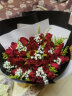 浪漫季节鲜花速递同城配送33朵红玫瑰花束表白求婚女友老婆生日礼物全国 33朵红玫瑰-满天星B款 今日达-【可预约送花时间】 实拍图
