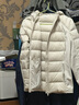 美力城輕薄羽絨服女冬季時(shí)尚保暖鵝絨內膽短款薄款外套上衣106 鉑金白XL 曬單實(shí)拍圖