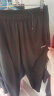 李宁（LI-NING）冰丝运动裤子男夏天速干裤夏季束口长裤薄弹性梭织透气休闲裤男 标准黑（冰丝款-口袋拉链） XL/180 实拍图