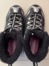Skechers斯凯奇靴子儿童雪地靴女童棉鞋冬季加绒运动鞋大童棉靴302532L 黑色/白色-BKW 38码 实拍图