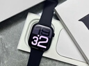 Apple/蘋(píng)果 Watch Series 10 智能手表GPS款46毫米亮黑色鋁金屬表殼黑色運動(dòng)型表帶S/M MX263CH/B 曬單實(shí)拍圖