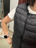 雪中飛經(jīng)典新款基礎舒適輕薄羽絨便捷短款保暖羽絨小馬甲輕盈便攜舒適 寶石黑|8086-女 S 160/84A 曬單實(shí)拍圖
