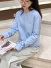 都市麗人長(cháng)袖打底衫女2025新款春秋內搭純棉t恤可外穿寬松小個(gè)子休閑上衣 曬單實(shí)拍圖