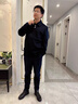 BESNOS意大利品牌貂絨派克服男水貂皮內膽夾克羊毛大衣外套商務(wù)休閑 藏青色(獺兔袖里) L 175/50 曬單實(shí)拍圖