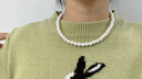 滿(mǎn)貴人倪妮同款近圓珍珠項鏈女款輕奢感小眾設計感頸鏈新款鎖骨鏈女 【8mm】珍珠項鏈 曬單實(shí)拍圖