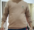 皮爾卡丹（pierre cardin）品牌圓領(lǐng)長(zhǎng)袖t恤男士純棉衛(wèi)衣男春秋裝上衣新款體恤潮流打底衫T 駝色-不起球 L 170建議120-135斤 曬單實(shí)拍圖