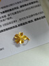 周生生足金櫻花黃金吊墜女 不含素金項鏈 79431P計價(jià) 3.15克 曬單實(shí)拍圖