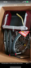 飛鴿 FG FLYING PIGEON飛鴿三輪車?yán)先诵⌒托蓍e家用買菜人力自行腳踏車?yán)夏昴_蹬代步車 20寸小斗款酒紅色+正新輪胎 曬單實(shí)拍圖