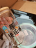 拜杰高硼硅玻璃杯水杯可樂(lè )杯奶茶咖啡飲料杯杯子帶蓋帶吸管500ML 曬單實(shí)拍圖