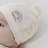 babylove嬰兒胎帽秋冬初生兒寶寶恒溫羊毛保暖夾棉護耳帽新生兒百搭帽子 曬單實(shí)拍圖