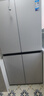 美的（Midea）首創(chuàng  )45cm超薄嵌入餐邊柜家用客廳冰箱左餐右廚大容量底部散熱十字四開(kāi)門(mén)國家補貼BCD-427WUSGPZM 曬單實(shí)拍圖