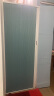米囹蜂巢折叠门推拉门免打孔隔断门厨房卫生间浴室隐形移门伸缩门 蓝色 实拍图