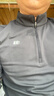 KOLON SPORT/可隆戶外吸濕速干T恤 男子S-FUNCTIONAL半拉鏈長袖內(nèi)搭 LHZT5AN023-BK 黑色 M 170/92A 曬單實拍圖