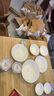 宜家（IKEA）OFTAST奧夫塔耐熱餐盤菜盤碗碟西餐盤骨碟家用套裝餐具 白色上菜碗23cm 曬單實(shí)拍圖