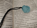 飾界情收藏級天然海藍寶男士項鏈原石吊墜隨形魔鬼藍水晶送對象生日禮物 約25克【海藍寶隨形原石】 曬單實(shí)拍圖