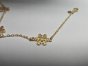 周大福 雪花黃金手鏈(工費320)16.25cm 約2.9g EOF603 曬單實(shí)拍圖