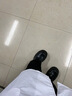 花丫花丫馬丁靴女加絨冬季女靴粗跟厚底加厚保暖女鞋靴子女馬丁靴時(shí)裝靴女 黑色加絨【38碼】 曬單實(shí)拍圖