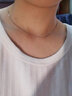 雍杰簡(jiǎn)約小眾高級(jí)感蛇骨鏈項(xiàng)鏈鎖骨鏈男潮痞帥美式高街百搭送生日禮物 Y004夏日鎖骨鏈【60cm】 曬單實(shí)拍圖