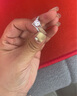 巴克樂(lè )樂(lè )為愛(ài)加冕情侶戒指四爪1克拉鋯石仿真鉆戒一對男女款婚戒皇冠開(kāi)口 J938男款+J938女款一對 開(kāi)口可調節 曬單實(shí)拍圖