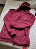 皮爾卡丹（pierre cardin）開(kāi)衫衛衣男秋冬季新款純棉拉鏈運動(dòng)外套加肥加大碼夾克休閑上衣潮 秋冬酒紅 加絨 2XL 曬單實(shí)拍圖