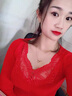 莫代爾本命年蛇年大紅色秋衣秋褲女結婚薄款保暖內衣套裝新娘棉毛衫 897大紅套裝   均碼 80-150斤[加禮品袋+紅內褲+紅襪子】 曬單實拍圖