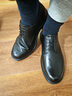 愛(ài)步（ECCO）商務(wù)皮鞋男 男士婚鞋結婚圓頭德比鞋男鞋正裝皮鞋 都市倫敦525604 黑色52560401001 44 曬單實(shí)拍圖