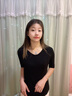 啄木鳥中袖t恤女V領上衣修身黑色五分袖打底衫女內(nèi)搭2025新款女裝 黑色【V領 精梳棉】 L (95-105斤) 曬單實拍圖