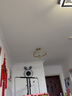 豪盛特（HAOSHENGTE） 北歐臥室吊燈輕奢水晶led大廳餐廳燈現(xiàn)代簡(jiǎn)約創(chuàng)意花瓣臥室燈具 金色 50CM 無極調(diào)光 曬單實(shí)拍圖