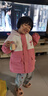 幼歌（YOUGE）嬰幼兒幼歌可愛童趣機(jī)器人撞色外套防風(fēng)保暖連帽棉上衣 小粉機(jī)器人 110 cm 曬單實(shí)拍圖