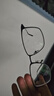 依視路（ESSILOR） 鉆晶系列高清耐磨防藍(lán)光近視超薄鏡片專業(yè)配度數(shù)眼鏡架男女鏡框 鈦+金屬-全框-4021BK-黑色 鏡框+依視路膜巖高清1.60現(xiàn)片 曬單實拍圖
