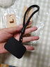 無(wú)印良品 MUJI 含有再生聚酯 手腕掛繩 短款防丟繩 手機繩 手機鏈 手機殼掛繩 多巴胺 黑色 曬單實(shí)拍圖