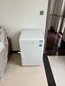 美的（Midea）116升小冰箱復古單門(mén)雙溫冷藏冷凍冰吧立柜客廳辦公室租房宿舍美妝家用辦公小型迷你冰箱BCD-116M 曬單實(shí)拍圖
