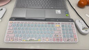 羅技（Logitech） K580鍵盤 無線鍵盤套裝 藍(lán)牙鍵盤 安靜辦公鍵盤 臺式筆記本電腦平板女生生日 K580+Pebble鼠標(biāo)【粉櫻花禮盒款】 曬單實拍圖