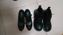 康奈真皮馬丁靴女2024秋冬單靴軟底英倫風(fēng)低幫芒果頭短靴系帶加絨皮鞋 黑色【加絨】 40 (250mm) 曬單實(shí)拍圖