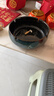 TaTanice 煙灰缸 家用客廳陶瓷煙灰缸創(chuàng  )意辦公室煙缸擺件 大號深邃綠 曬單實(shí)拍圖