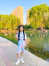 G.DUCKKIDS小黃鴨童裝兒童籃球服女童套裝夏季扎染女孩衣服夏裝短袖運動(dòng)褲子 粉色 130 尺碼7~8歲【120-130cm】 曬單實(shí)拍圖