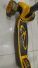 Hudora德国滑板车儿童 2-3-6-10-15岁滑步车闪光加宽折叠踏板车 黄色 实拍图