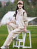 方糖姑娘初高中生休閑套裝少女運(yùn)動(dòng)服拉鏈衫2025春季新品大童學(xué)院風(fēng)兩件套 99128SC杏色+99121杏色褲子 套裝 XL 曬單實(shí)拍圖