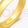 周生生素圈光身面活口泥鰍背黃金戒指 足金開(kāi)口戒情侶結婚對戒09141R 7.86克(含工費160元) 曬單實(shí)拍圖