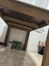 德利豐實木巖板餐桌椅簡約橡木飯桌家用加厚長方形大板桌子書房辦公桌 曬單實拍圖