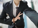 聲猴日系學(xué)院風(fēng)dk制服西服套裝男寬松痞帥春秋jk學(xué)生班服徽章西裝外套 黑西服+白襯衫+黑西褲【三件套】 XL 曬單實拍圖