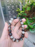 蔓笙煙灰漸變菩提根手串男女文玩繞指柔男女佛珠手鏈盤(pán)玩手把件 菩提手串 曬單實(shí)拍圖